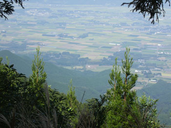 温迫峠からの風景