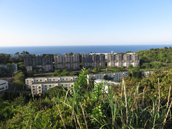 46-3-池島最高点から見る社宅群-s