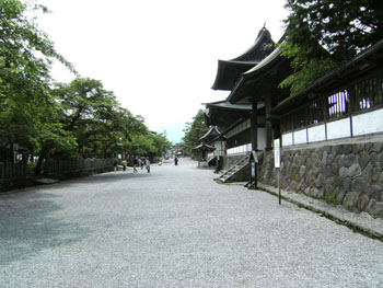 写真②阿蘇山が見える